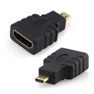 ADAPTADOR DE MICRO HDMI MACHO A HDMI HEMBRA GENERICO