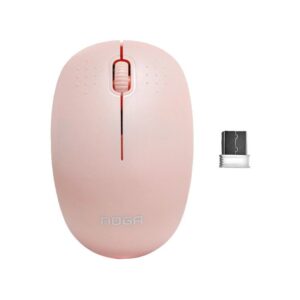 MOUSE NOGA NG-900U INALAMBRICO ROSADO