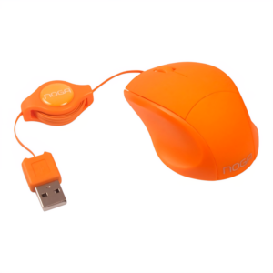 MOUSE NOGA NGM-418 RETRATICL PARA NOTEBOOK NARANJA