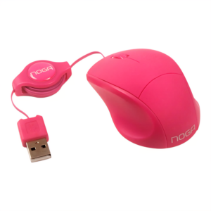 MOUSE NOGA NGM-418 RETRATICL PARA NOTEBOOK ROSADO
