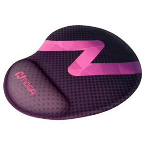 PAD MOUSE NOGA 3D CON GEL LILA