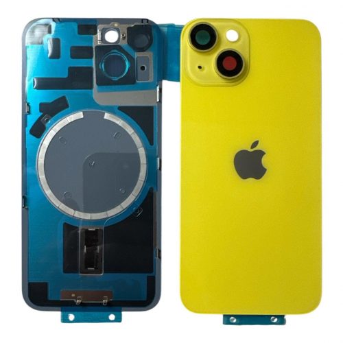 TAPA IPHONE 14 COMPLETA AMARILLA 1